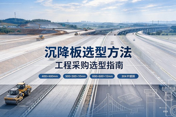 中阳沉降板选择方法